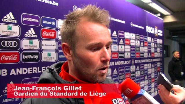Jean-François Gillet : l'homme du match d'Anderlecht-Standard