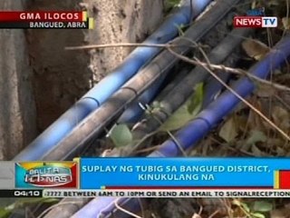 Suplay ng tubig sa Bangued District sa Abra, kinukulang na dahil sa mainit na panahon