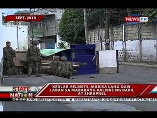 SONA: Kevlar helmets, mabisa lang daw laban sa mababang kalibre ng baril at shrapnel