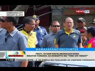 BT: PNoy, nasaktan daw sa resulta ng BOI report, ayon kay Magalong