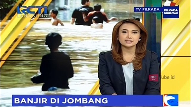 Banjir Rendam 5 Desa di Jombang, Warga Mengungsi ke Kantor Kades