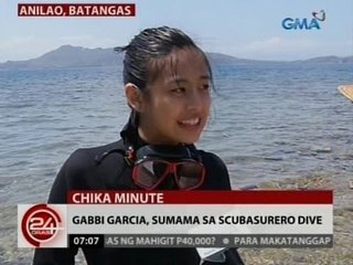 24Oras: Gabbi Garcia, sumama sa scubasurero dive