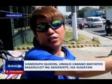 Saksi: Vandolph Quizon, umalis umano matapos makaaksidente