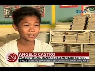 24Oras: Batang namamangka para makapag-aral, magtatapos bilang Valedictorian