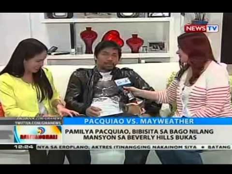 BT: Jinkee Pacquiao at mga anak, dumating na sa Amerika