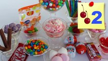 Ice Cream Shop Game! Learn to Count! Kinder Skittles M&Ms Jelly Belly