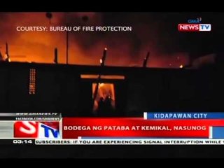 NTVL: Bodega ng pataba at kemikal, nasunog
