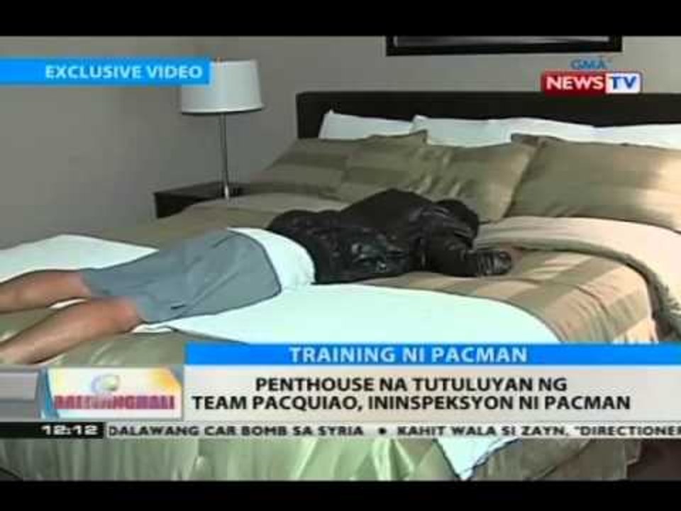 BT: Pacquiao, todo paghahanda sa bahay bago dumating sina Jinkee at mga anak