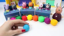 Peppa Pig Classroom Playset Bandai Juguetes de Peppa Pig School Learn Numbers 1 to 10 Playdough