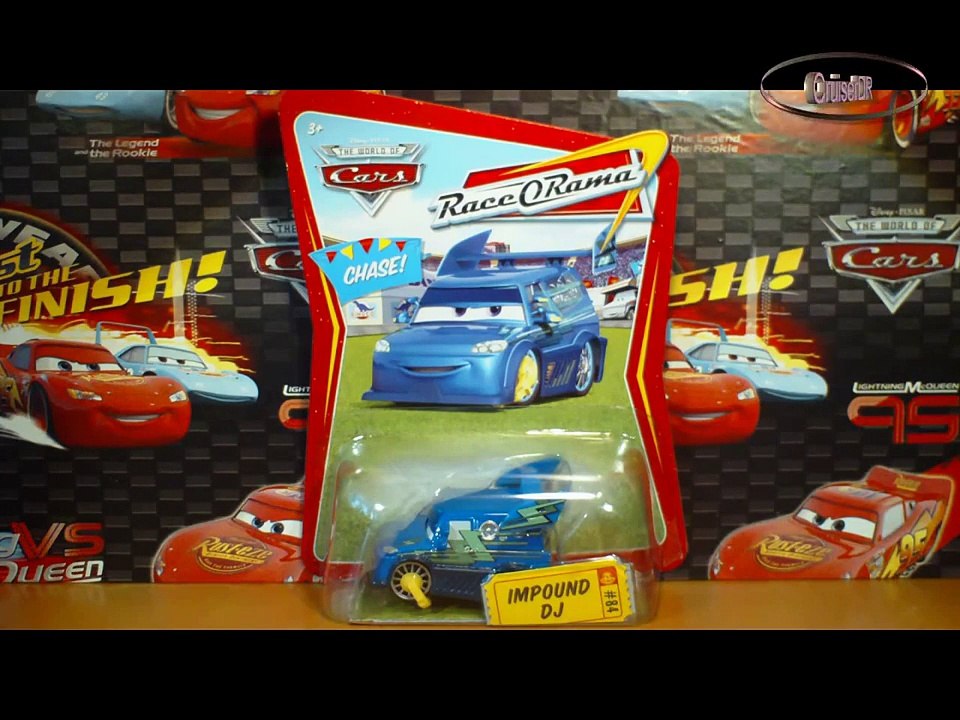 Cruisers ностальгия-уголок Disney Pixar Cars DJ с парк коготь Impound DJ Mattel русский RUSSIAN