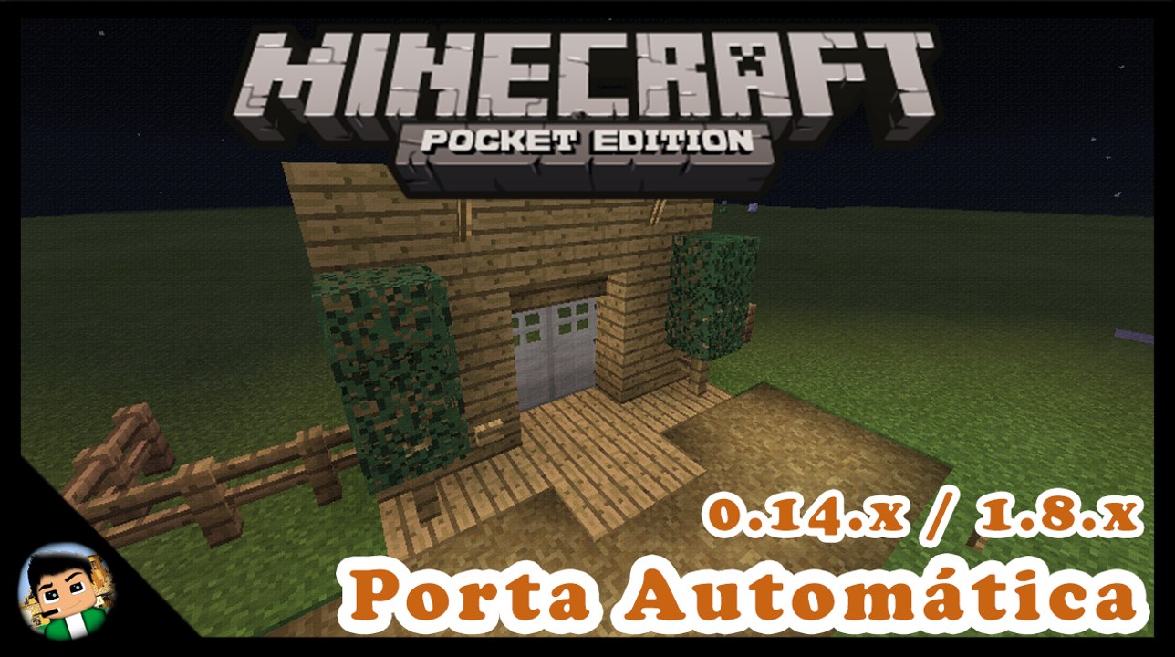 PORTA DUPLA AUTOMATICA... Minecraft PE/PC Tutoriais #03 | AlexMine8080