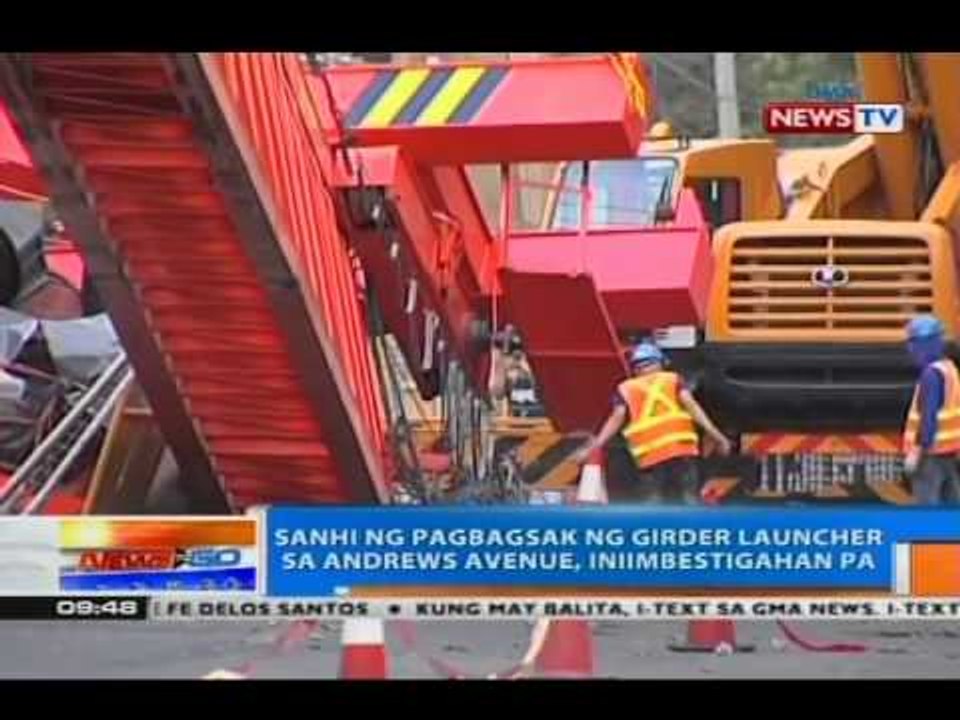 NTG: Sanhi ng pagbagsak ng girder launcher sa A...