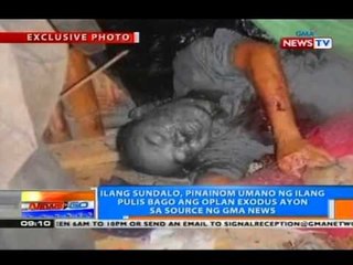 NTG: Ilang sundalo, pinainom umano ng ilang pulis abgo ang Oplan Exodus