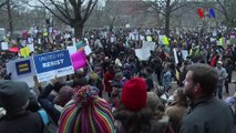 Beyaz Saray Önünde Trump Karşıtı Protesto