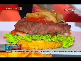 BP: Burger patty, ipinalaman sa ramen noodles na ginawang buns