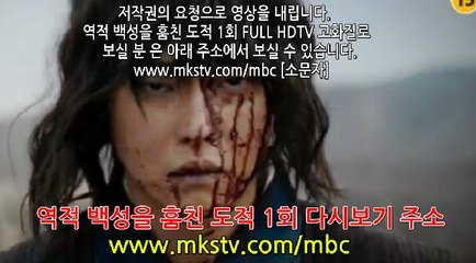 역적 백성을 훔친 도적 1회 170130