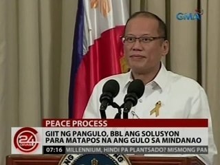 24Oras: Grupo, binuo ng pangulo para mas maipaliwanag sa publiko ang BBL