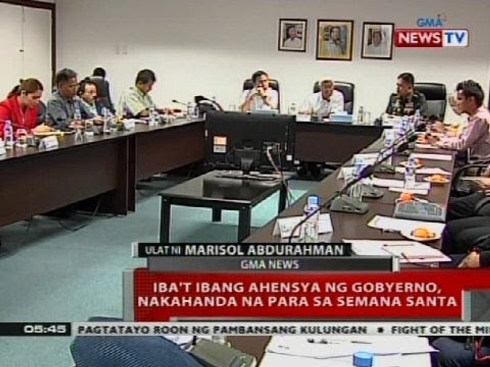 QRT: Iba't ibang ahensya ng gobyerno, nakahanda na para sa Semana Santa