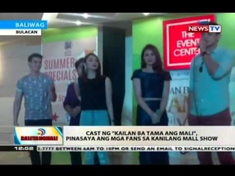 BT: Cast ng Kailan ba tama ang mali , pinasaya ang mga fans sa kanilang mall show