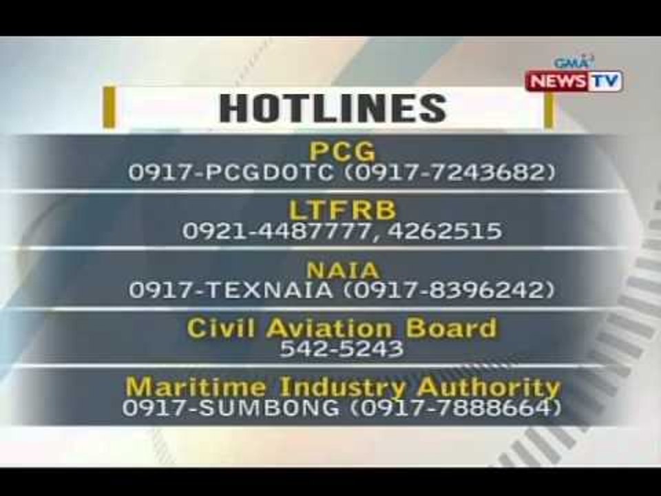 BT: Emergency hotlines
