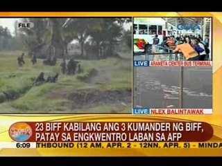 UB: 23 BIFF kabilang ang 3 kuamder ng BIFF, patay sa engkwentro sa laban sa AFP