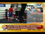 UB: Coach Freddie Roach, hindi nagustuhan ang kalidad ng sparring Pacman