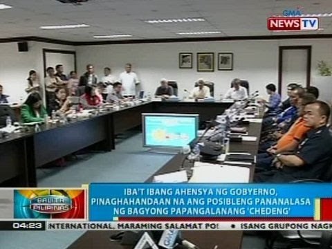 Iba't ibang ahensya ng gobyerno, pinaghahandaan na ang posibleng pananalasa ng Bagyong 'Chedeng'
