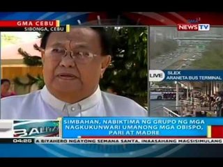 BP: Simbahan sa Cebu, nabiktima ng grupo ng mga nagkukunwari umanong mga obispo, pari at madre