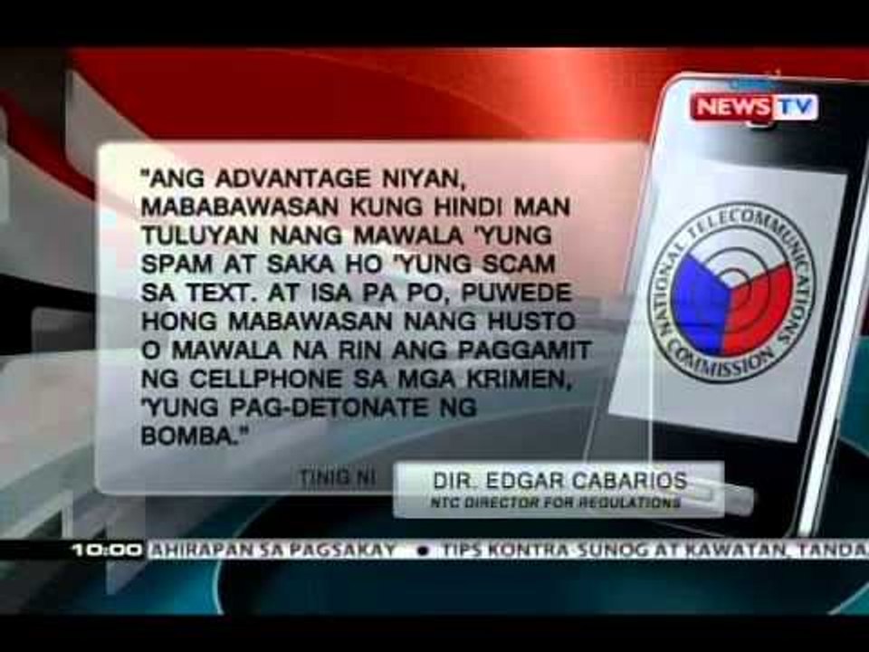 SONA: Sim card registration bill, lusot na sa 2...