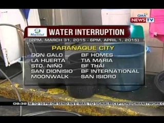 SONA: Tubig, bumulwak mula sa ginagawang tubo ng Maynilad