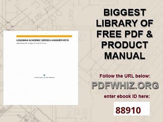 Longman academic series 4 answer keys