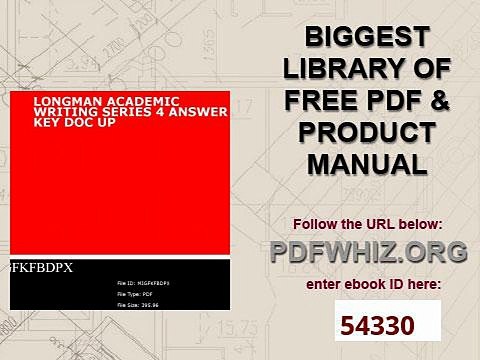 longman academic writing series 4 answer key doc up