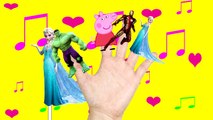 Железный Человек peppa свинья и Человек-Паук семья палец песня для сбора детей потешки песни