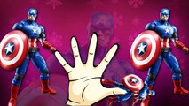 Captain America Finger Family Nursery Rhymes | Captain America Finger Family Rhymes For Children