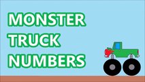 Monster Trucks Learning Numbers 1 to 10 - Number Counting for Kids