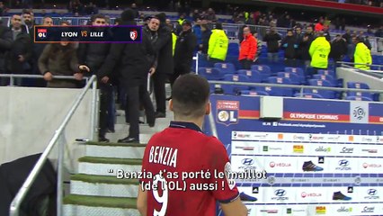 La réponse de Benzia à des supporteurs lyonnais après le match