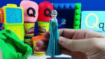 The Letter Q with ABC Surprise Eggs - Quasimodo Queen Elsa Queen of Hearts