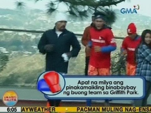 UB: Diary of a Fighter: Team Pacquiao members na lang ang pinapayagang sumama sa kanyang pagtakbo