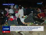 Saksi: Daan-daang estudyante, natulog sa tapat ng Univ. of Caloocan City para sa scholarship