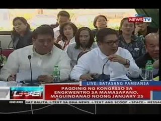 Pagdinig ng Kongreso sa madugong engkwentro sa Mamasapano noong Jan. 25 (Part 2)