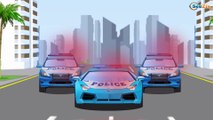 Cops Cars Kids Cartoon. The Police Car - Emergency Vehicles for children | Video for kids
