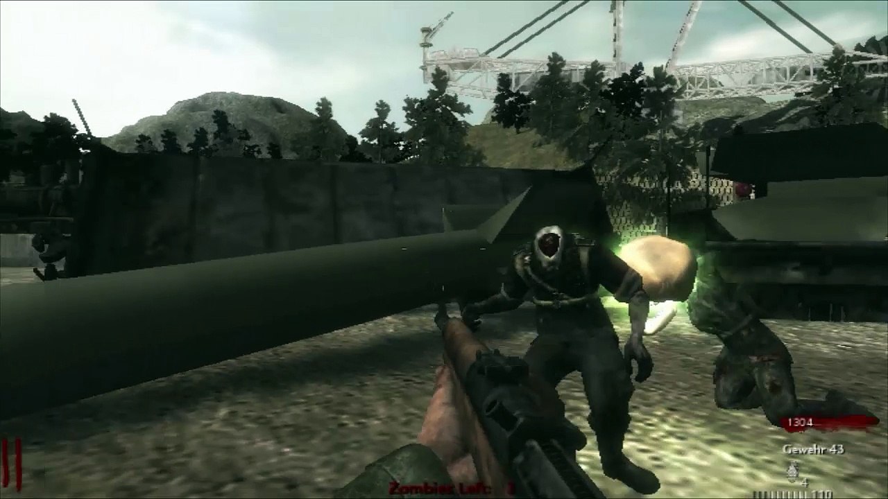 CALL OF DUTY World At War CUSTOM ZOMBIE MAPA ABANDONED BASE #1