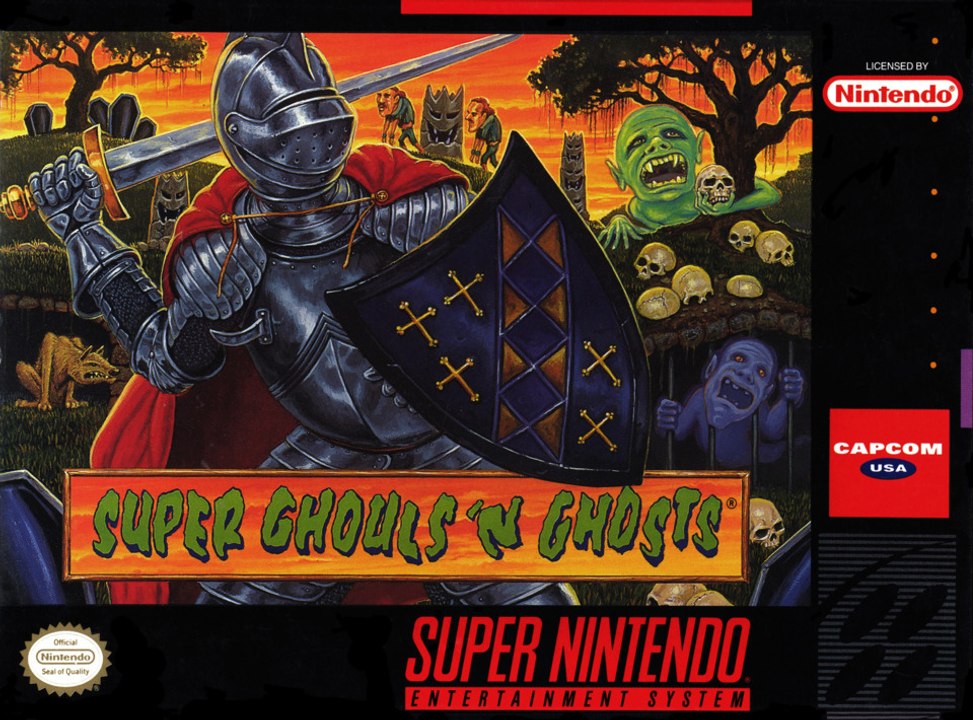 Super Ghouls N' Ghosts (Super Nintendo) - Gameplay/Corrente