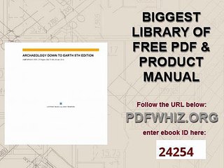 Archaeology Down To Earth 5th Edition