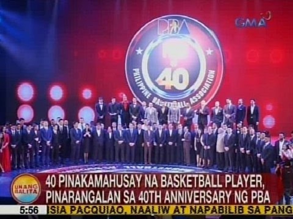 UB: 40 pinakamahusay na basketball player, pinarangalan sa 40th Anniversary ng PBA