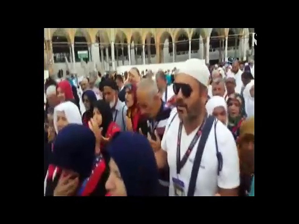 Kabe'de "evet" propagandası:"Kafirlere karşı, evet diyoruz Ya Rabbi"