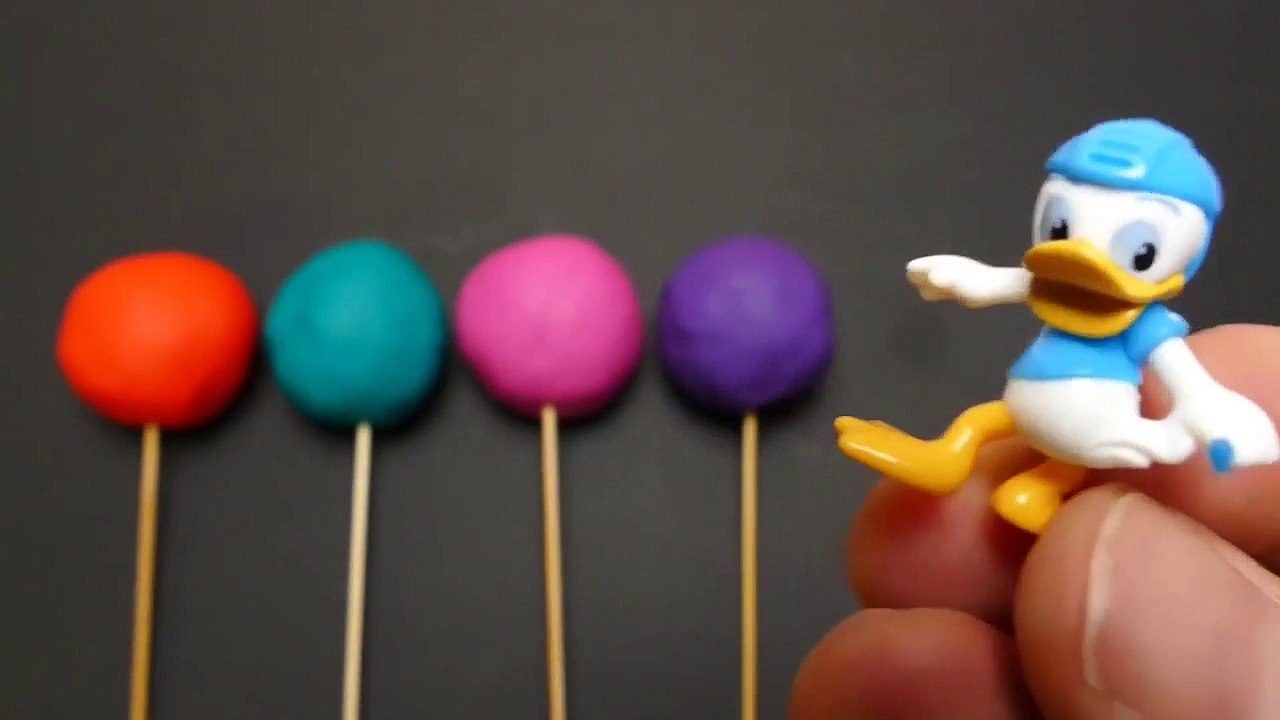 Play Doh Lollipop Surprise Egg Toy Game Nursery Rhymes Children Songs