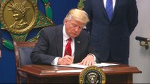 Donald Trump defends immigration ban