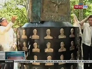 18 talampakang SAF monument sa Tagaytay City, ipinakita na sa publiko