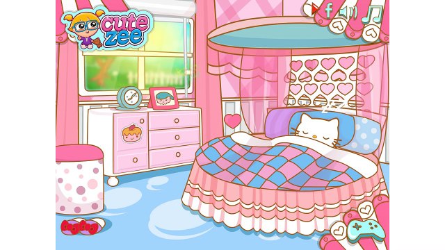 NEW Игры для детей—Disney Принцесса Hello Kitty идем в школу—мультик для девочек